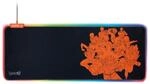Dragon Ball Goku RGB XXL Gaming-Mauspads, Schwarz/Orange