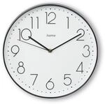 "Wanduhr ""Korsika"", &Oslash; 30 cm, ohne Ticken, Schwarz/Wei&szlig; (00185873)"