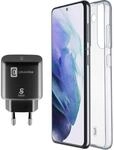 STARTER KIT aus Backcover und Ladeger&auml;t USB-C 25W f&uuml;r Samsung Galaxy S22+