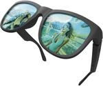 Polarisierte Sonnenbrille mit integrierten kabellosen Kopfh&ouml;rern, schwarz...