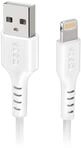 Daten- und Ladekabel, USB-A auf Lightning, 1 m, Wei&szlig;