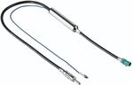 Antennen-Adapter f&uuml;r Autoradio, Fakra/Z-Buchse auf DIN-Stecker (00185820)