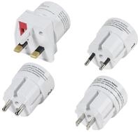Reisestecker Set Welt, 4 teilg (7292)