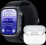 Watch D3 Schwarz + Huawei Freebuds SE 4 Wei&szlig; Smartwatch