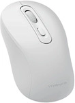 Kabellose Maus mit ergonomischem Design und leisem Klick, Wei&szlig;