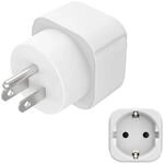 Reiseadapter Typ B, 3-polig, f&uuml;r USA, Kanada, Karibik, Japan und Ostasien (00223438)