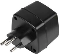 Reisestecker Schweiz, Schuko Buchse - CH Stecker (33504)