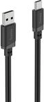 Ladekabel, USB-A - USB-C, 0,5 m, Schwarz (00201818)