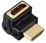 High Speed HDMI&trade;-Winkeladapter, Stecker - Kupplung, UP 90&deg; (00127089)