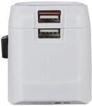 "Weltreiseadapter Set ""World Travel Pro Light USB"", 3-polig, 2x USB (00223474)"