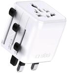 Universaladapter mit internationalen Steckern 2500w, Wei&szlig;