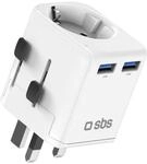Universal-Reiseadapter 2500 w mit internationalen Steckern f&uuml;r Gro&szlig;britannien,