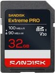 Extreme PRO SD-UHS-I-Karte - 32GB Speicherkarte