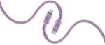 Flexi Braided Data Cable 1,5 m USB Typ-C/ Typ-C 100W Pink (61620)