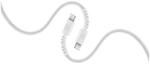 Flexi Braided Data Cable 2,5 m USB Typ-C/ Typ-C 60W White (61622)
