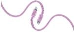 Flexi Braided Data Cable 1,5 m USB Typ-C/ Typ-C 60W Pink (61616)