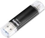 "USB-Stick ""Laeta Twin"", USB 3.0, 32 GB, 40MB/s, Schwarz (00123999)"