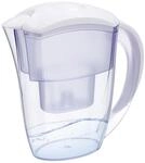 Wasserfilterkanne mit 1 Filterkartusche, 2,4 l, Wei&szlig; (00111251)
