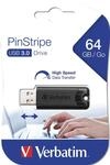 PinStripe 3.0 USB 3.0-Stick 64GB schwarz