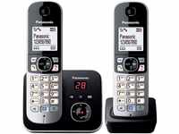 KX-TG6822GB Duo Schwarz Schnurloses Telefon