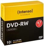 DVD-RW 4,7GB, 4X, 10er Slimcase DVD-Rohlinge