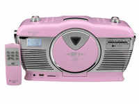 RCD 1350 pink Radiorekorder mit CD-Spieler