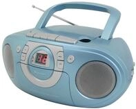 SCD 5100 blau Radiorekorder mit CD-Spieler und Kassettendeck