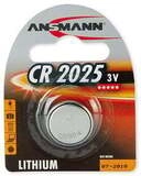 Knopfzelle CR 2025, 1er Blister Batterie