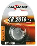 Knopfzelle CR 2016, 1er Blister Batterie