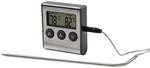 Digitales Bratenthermometer mit Timer, Kabelsensor (00111381)