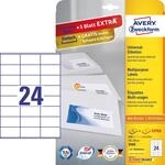 3490 wei&szlig; Etiketten