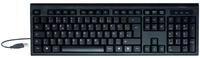 USB Full Size Tastatur mit Ziffernblock + PS2 Adapter (36641)