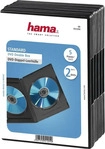 Hama 00051294, Hama DVD-Doppel-Leerh&uuml;lle Standard, 5er-Pack, Schwarz (00051294)