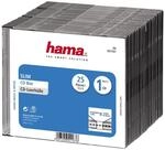 CD-Leerh&uuml;lle Slim, 25er-Pack, Transparent/Schwarz (00051167)