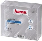 CD-Doppel-Leerh&uuml;lle Standard, 5er-Pack, Transparent (00044752)