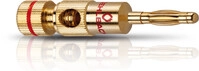 Banana B2 bis 10mm&sup2; seitlich gold 4St