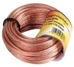 Lautsprecherkabel 2 x 1,5 mm&sup2;, 10 m, Transparent (00062485)