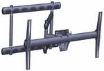 PFW 6852 schwarz Display-Wandhalter