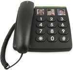 Phone Easy 331ph Schwarz Schnurgebundenes Telefon