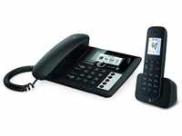 Sinus PA 207 Plus 1 Schwarz Schnurgebundenes Telefon mit Mobilteil