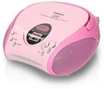 SCD-24 pink Radiorekorder mit CD-Spieler