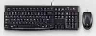 Desktop MK120 Maus-Tastatur-Set, Kabelgebunden/USB, Schwarz