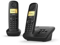A270A Duo Schwarz Schnurloses Telefon