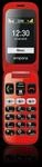 One schwarz-rot Handy