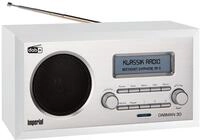DABMAN 30 wei&szlig;-silber DAB+ Radio