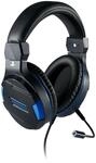 PS4 Stereo-Gaming-Headset schwarz/blau