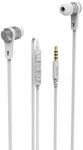 "Kopfh&ouml;rer ""Intense"", In-Ear, Mikrofon, Flachbandkabel, Wei&szlig;/Grau (00184019)"