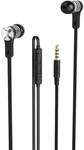"Kopfh&ouml;rer ""Intense"", In-Ear, Mikrofon, Flachbandkabel, Schwarz (00184018)"