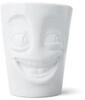 Henkelbecher 350ml - Witzig wei&szlig; Tasse
