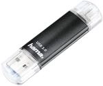 "USB-Stick ""Laeta Twin"", USB 3.0, 256GB, 40MB/s, Schwarz (00181071)"